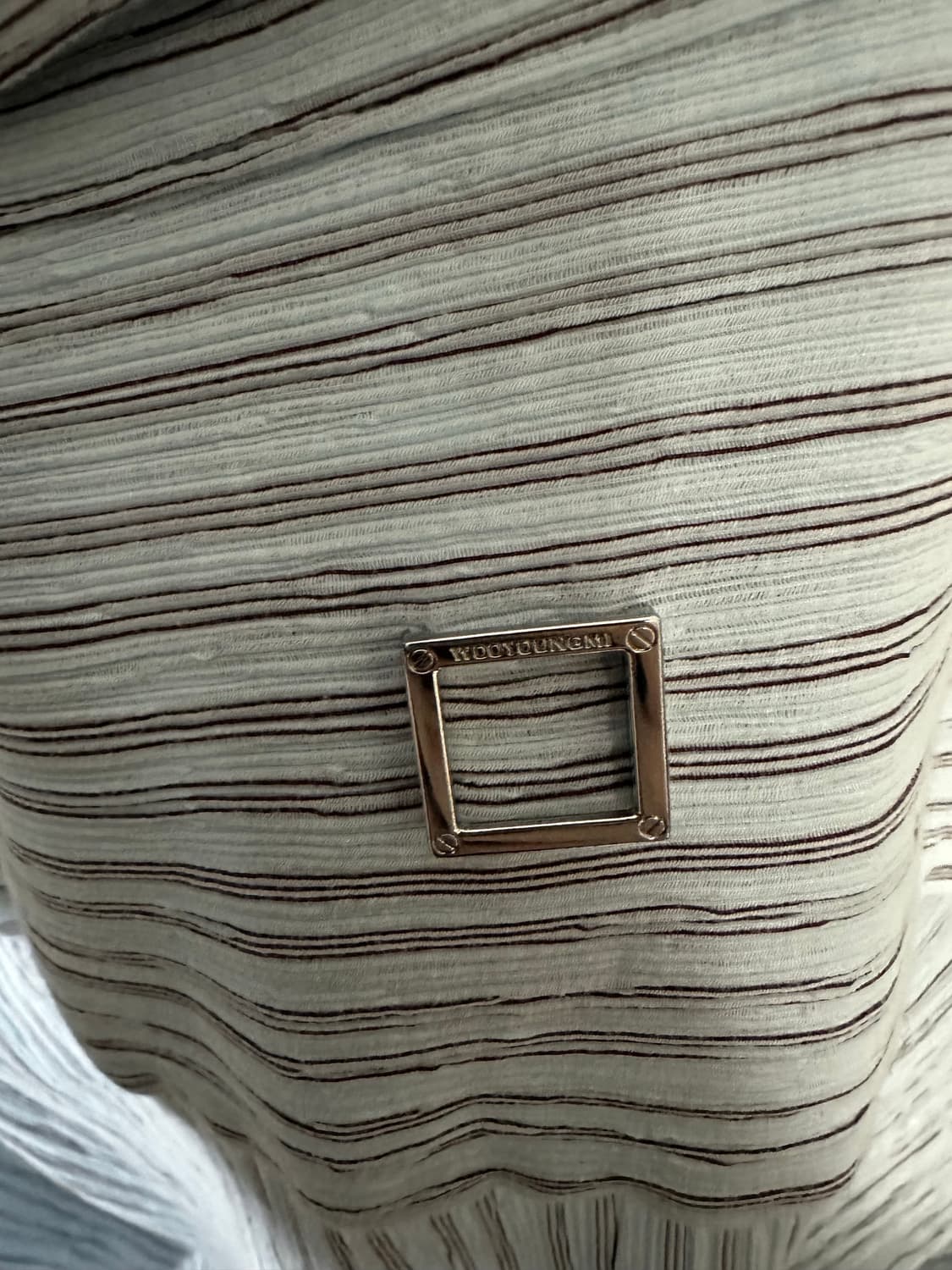 우영미 스트라이프 셔츠 블루 (46) 상품이미지3