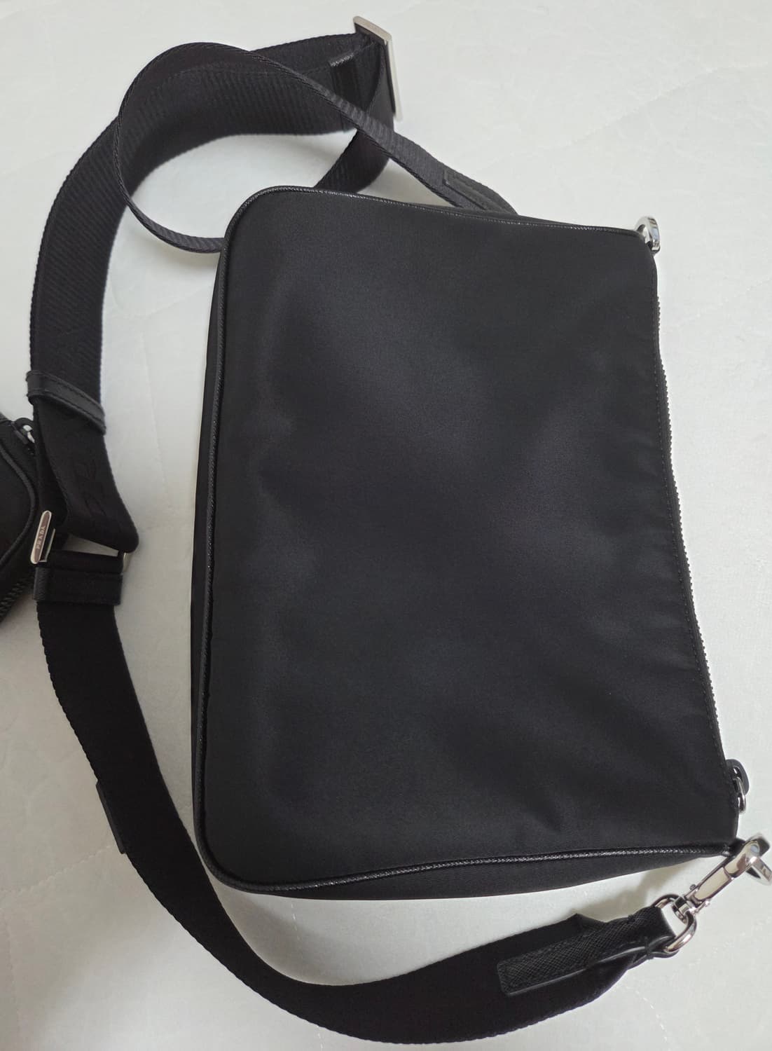 프라다 리나일론 앤 사피아노  숄더백 블랙 2vh113 상품이미지6