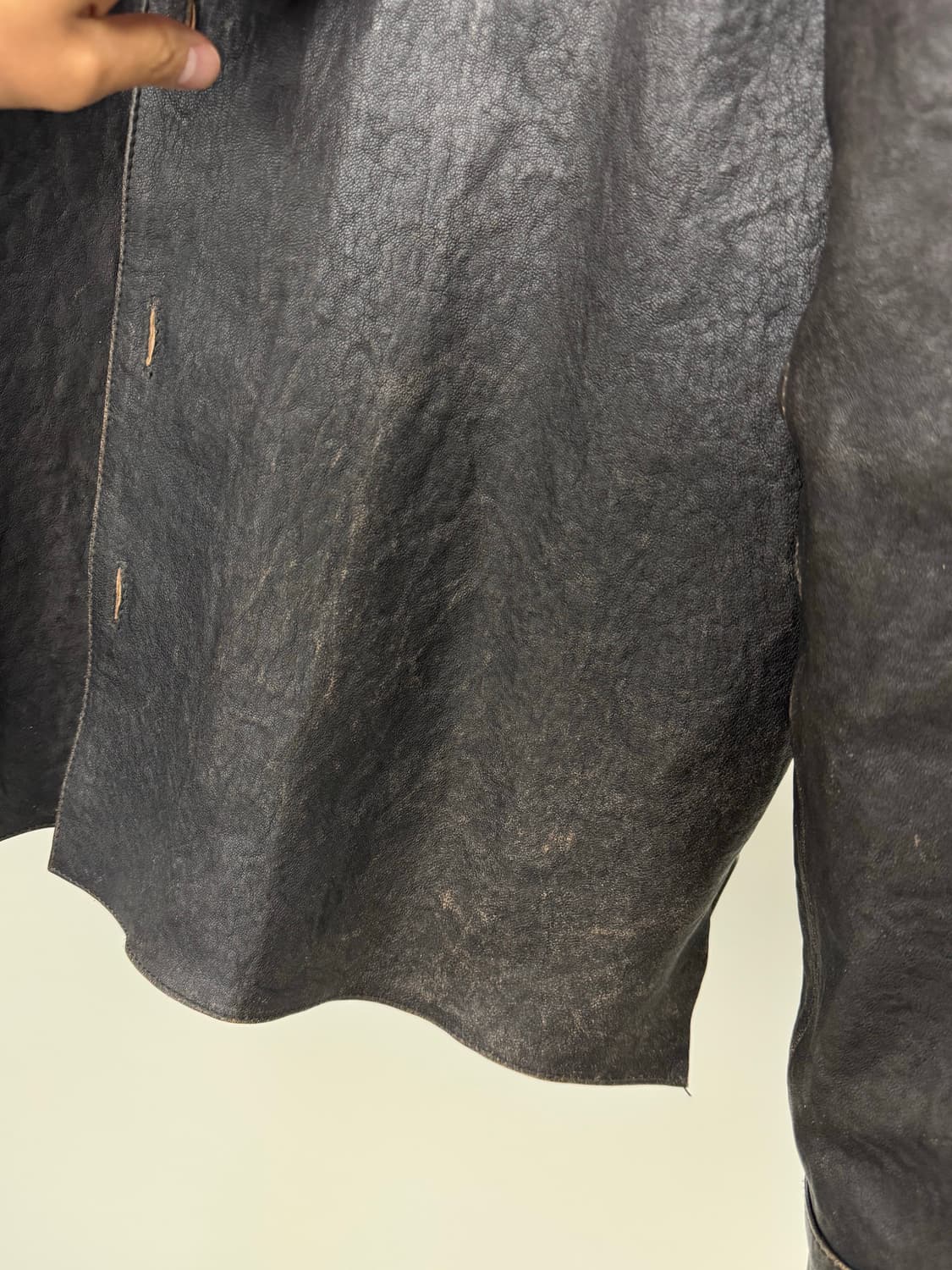 [48]아워레가시 웰딩셔츠 램스킨 상품이미지2