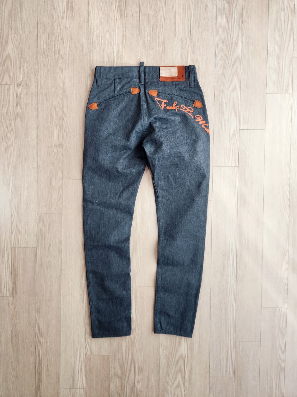 진호진스 테이퍼드 핏 그레이 데님 팬츠 상품이미지7