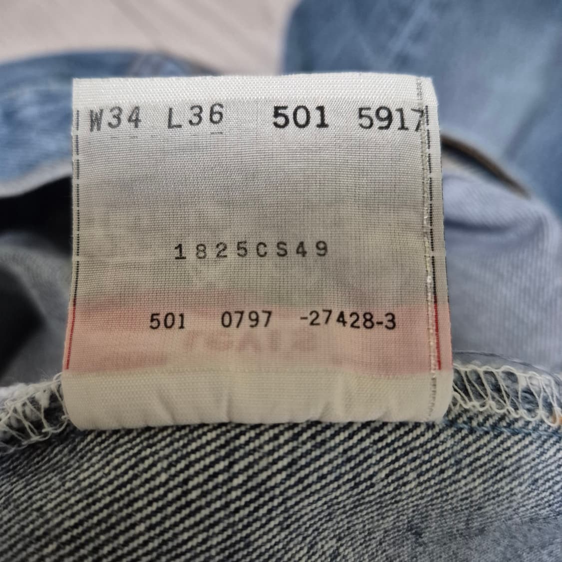90년대 빈티지 리바이스 501 상품이미지5