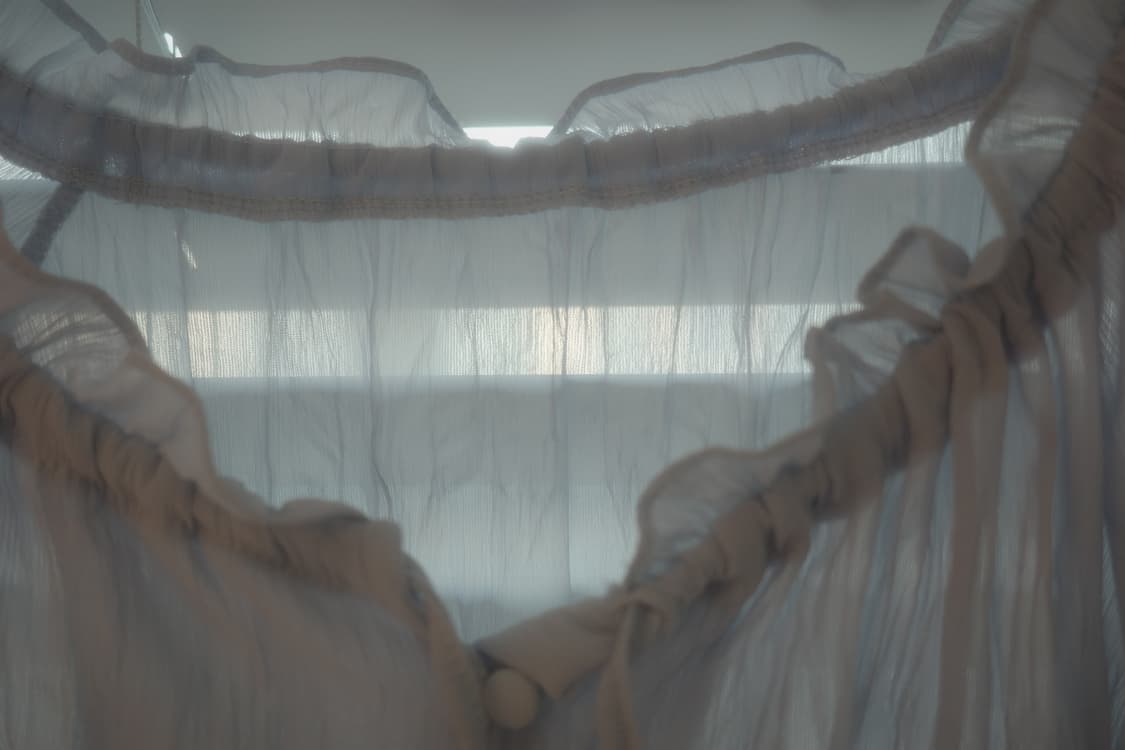 Vtg 셔링 쉬폰 블라우스 상품이미지4