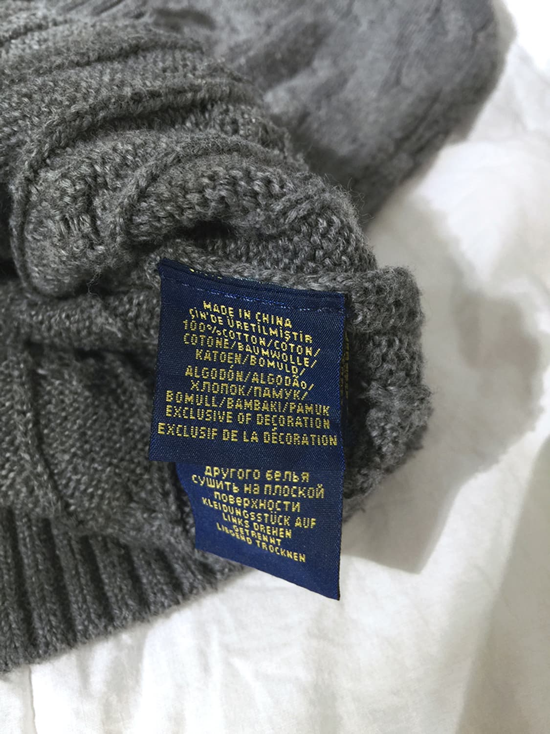 (MAN) 폴로랄프로렌 니트 스웨터 XL  상품이미지5