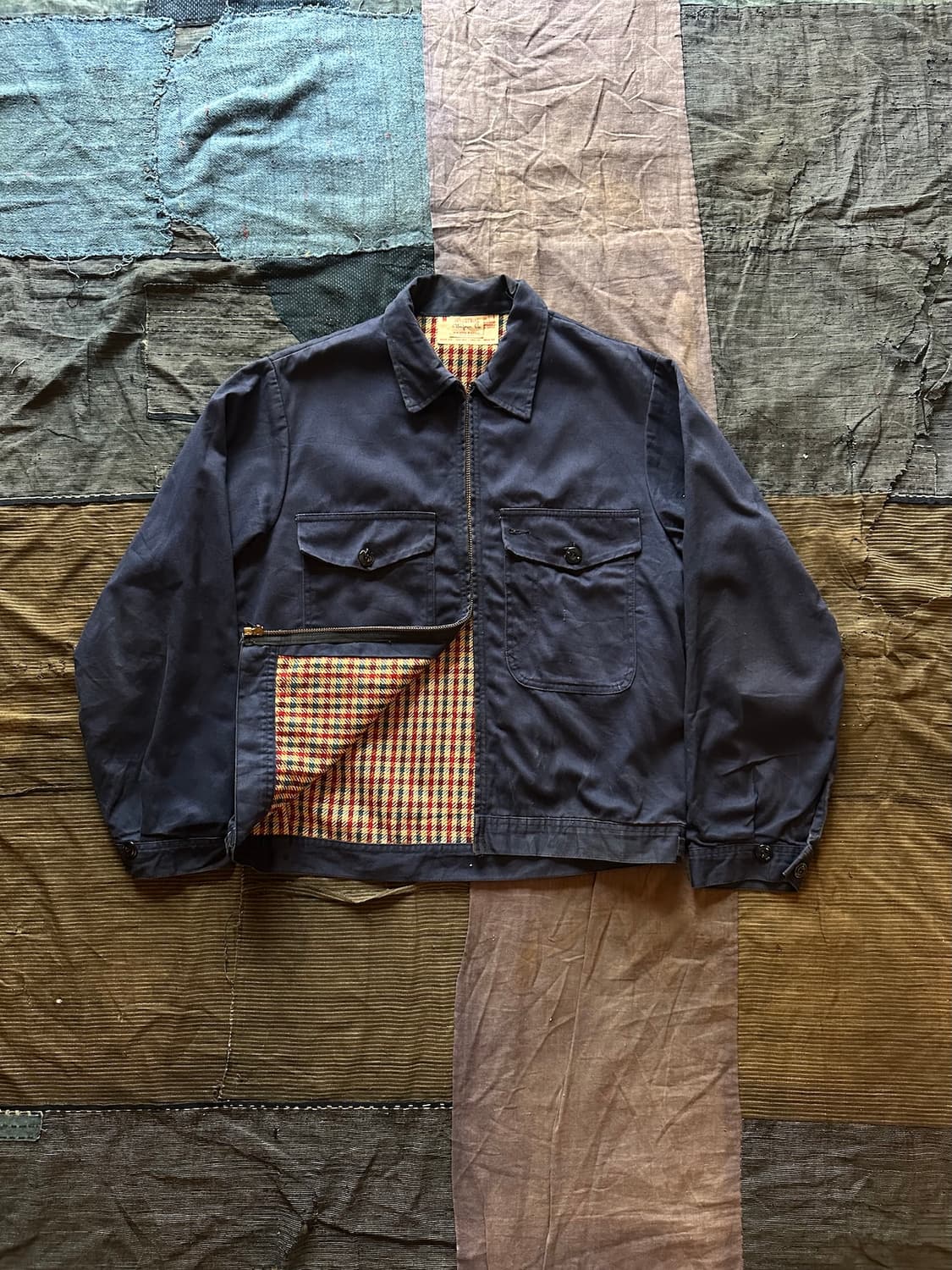 1950s USA Vintage Mechanic Work Jacket 상품이미지1