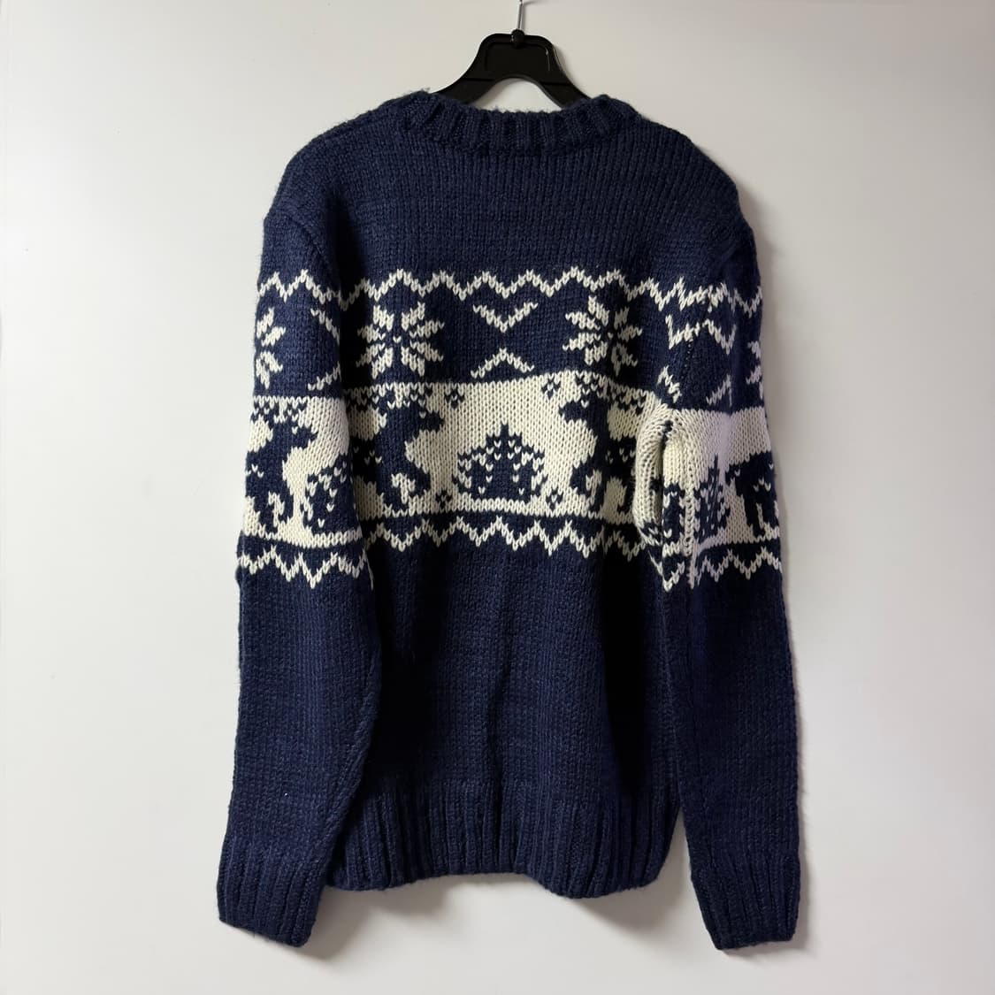 새상품 남자 노르딕 니트 (네이비) 상품이미지5