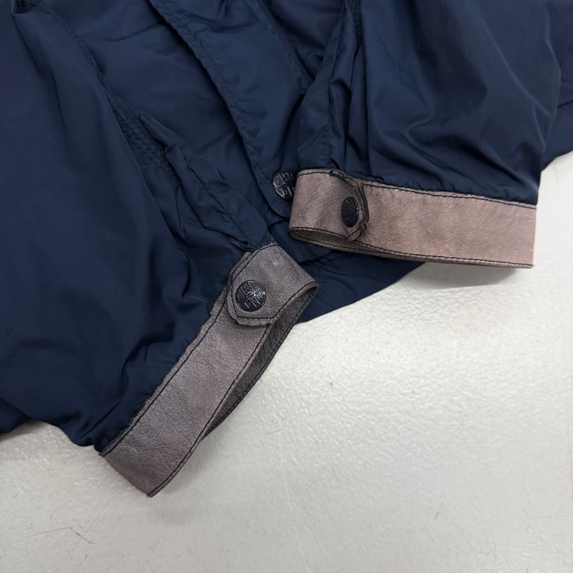 디젤 풀오버 나일론 레더도킹 바람막이 자켓 상품이미지6