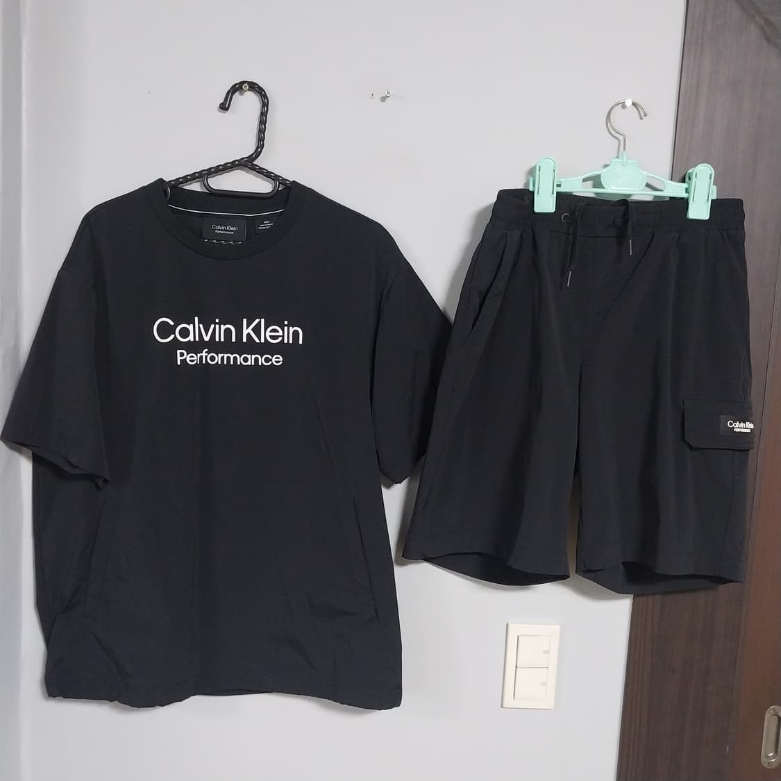 CK 남자95 반팔 반바지 세트 상품이미지1