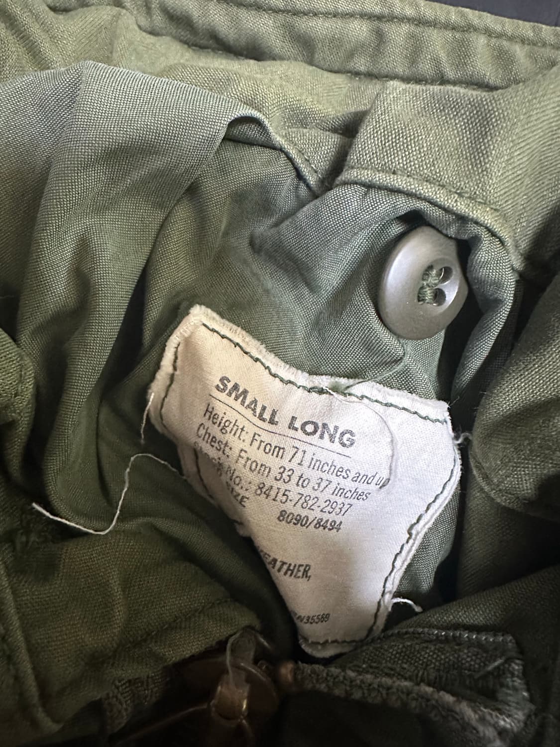 70s 알파인더스트리 오리지널 M65 필드 자켓 상품이미지4