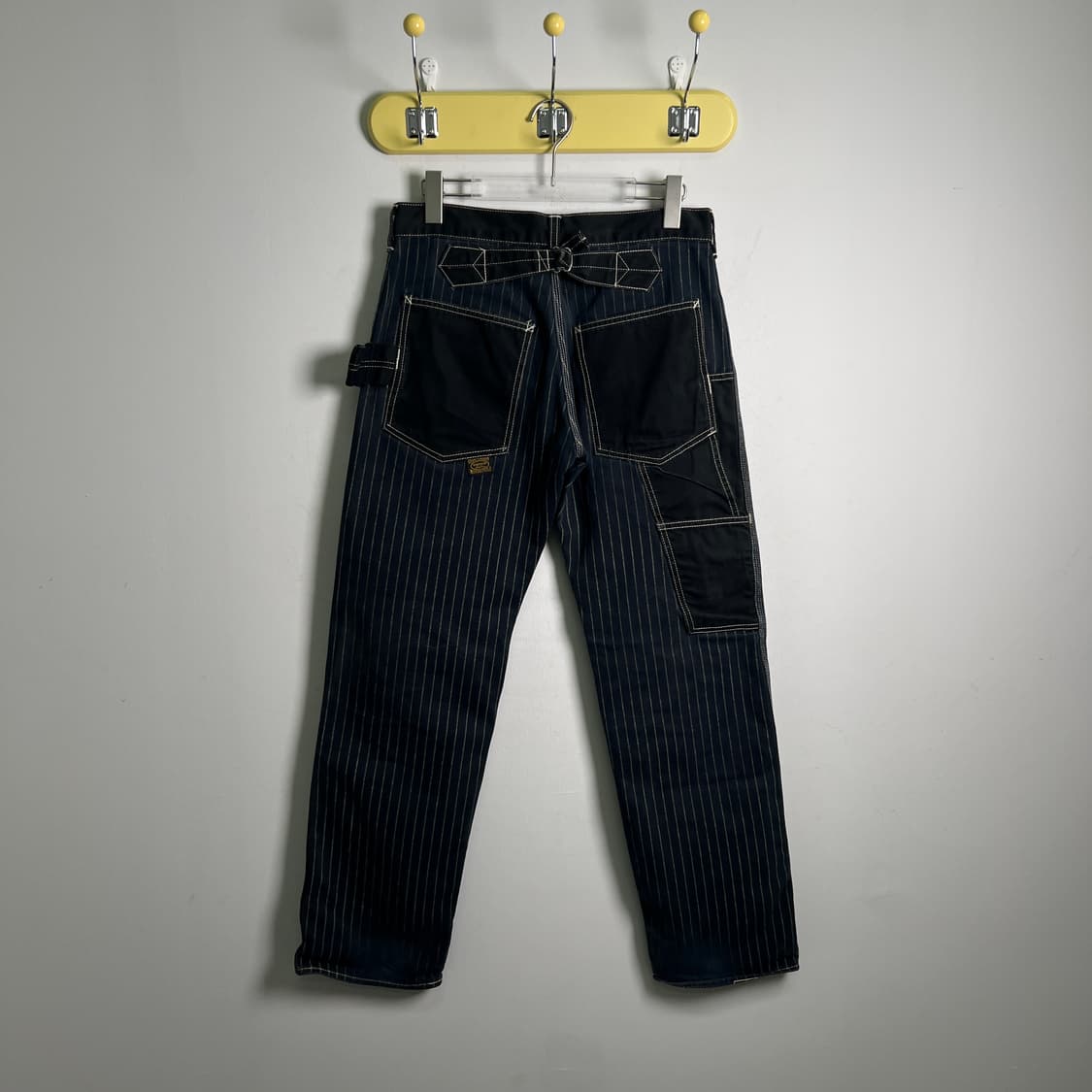 밴슨 레더 더블니 카펜터 데님 팬츠 30 상품이미지2