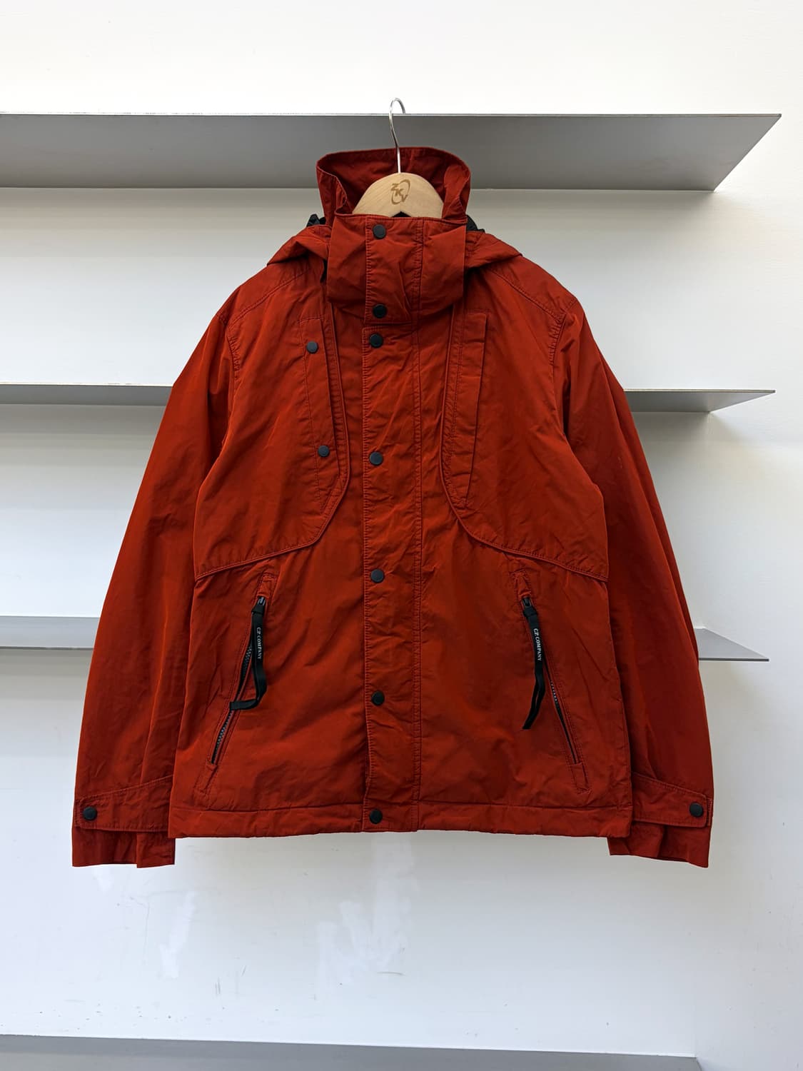 씨피 컴퍼니 15SS 가먼트 다이 고글 후드 자켓 상품이미지2