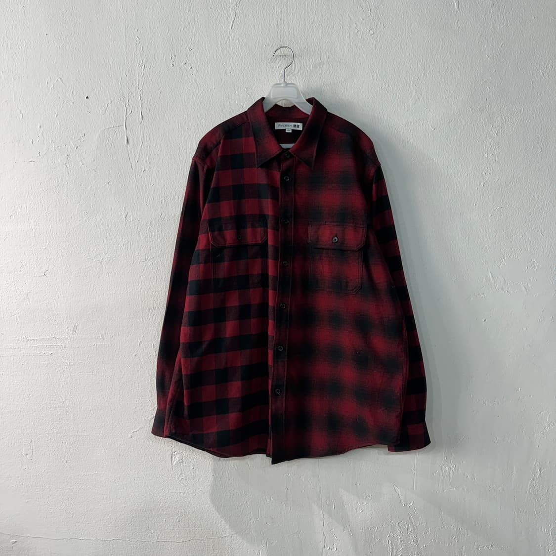 유니클로 JW앤더슨 체크남방 XL 상품이미지1