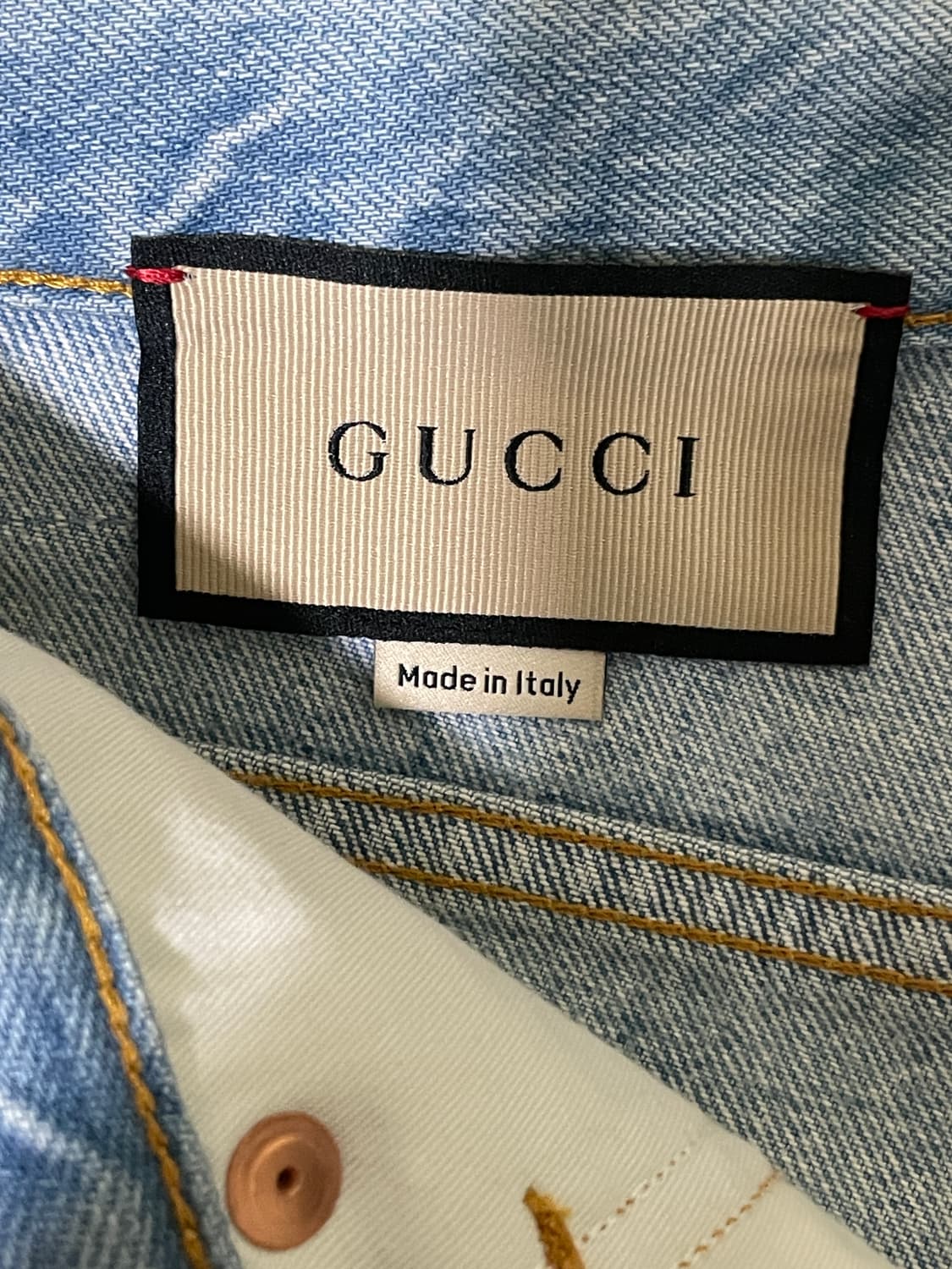 [무배]구찌 스트레이트 연청 상품이미지4