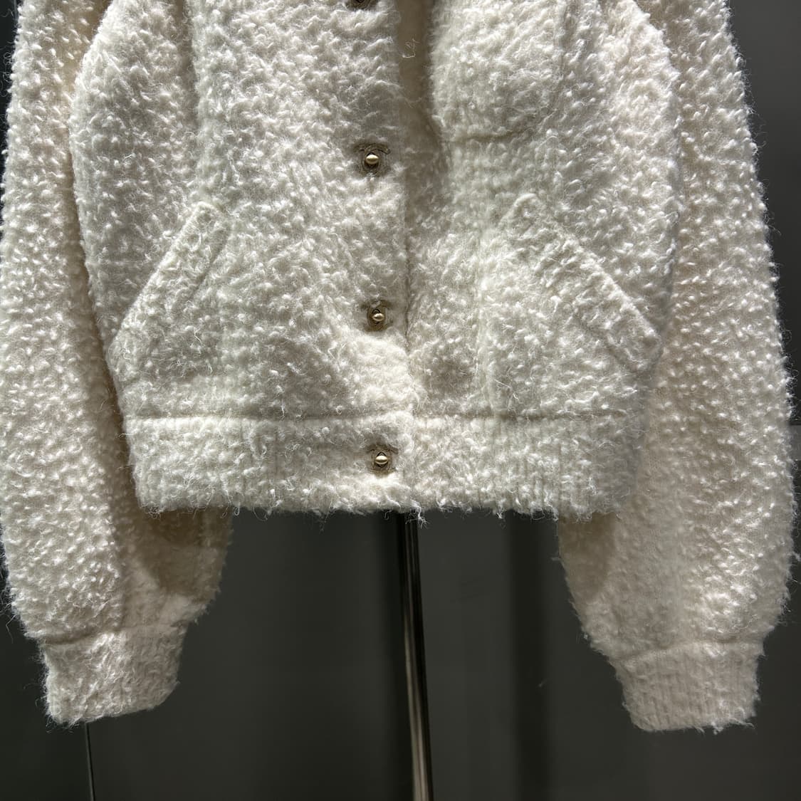 샤넬 턴락 부클 가디건 블루종 자켓 상품이미지4