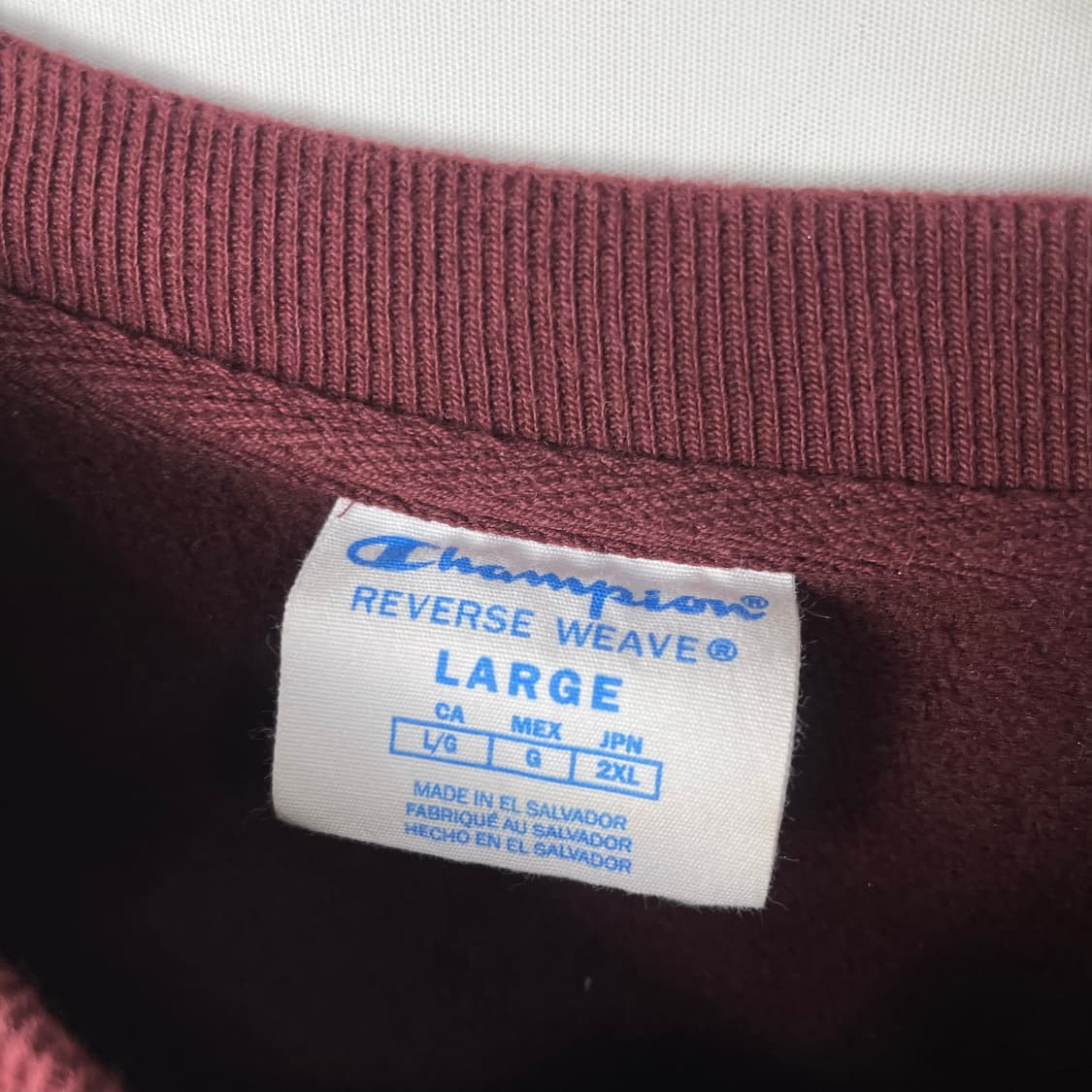 [Champion] 챔피온 리버스위브 코넥 빅로고 맨트맨 상품이미지4