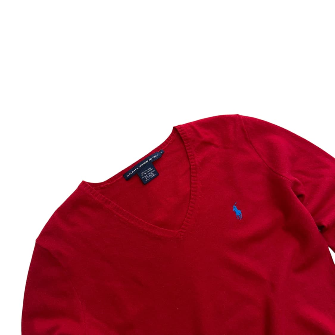 [우먼 M] 폴로 랄프로렌 브이넥 스웨터 니트 캐시미어 / 울 상품이미지2