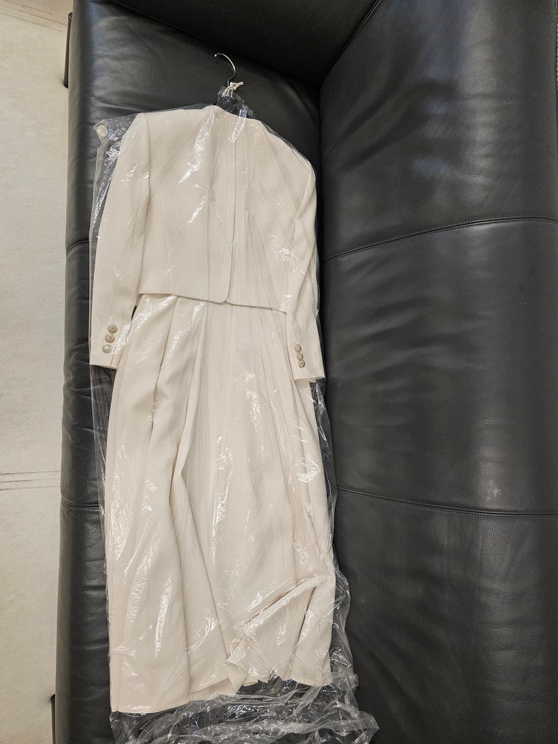 michaa 미샤 아이보리 투피스 55사이즈 판매 상품이미지4