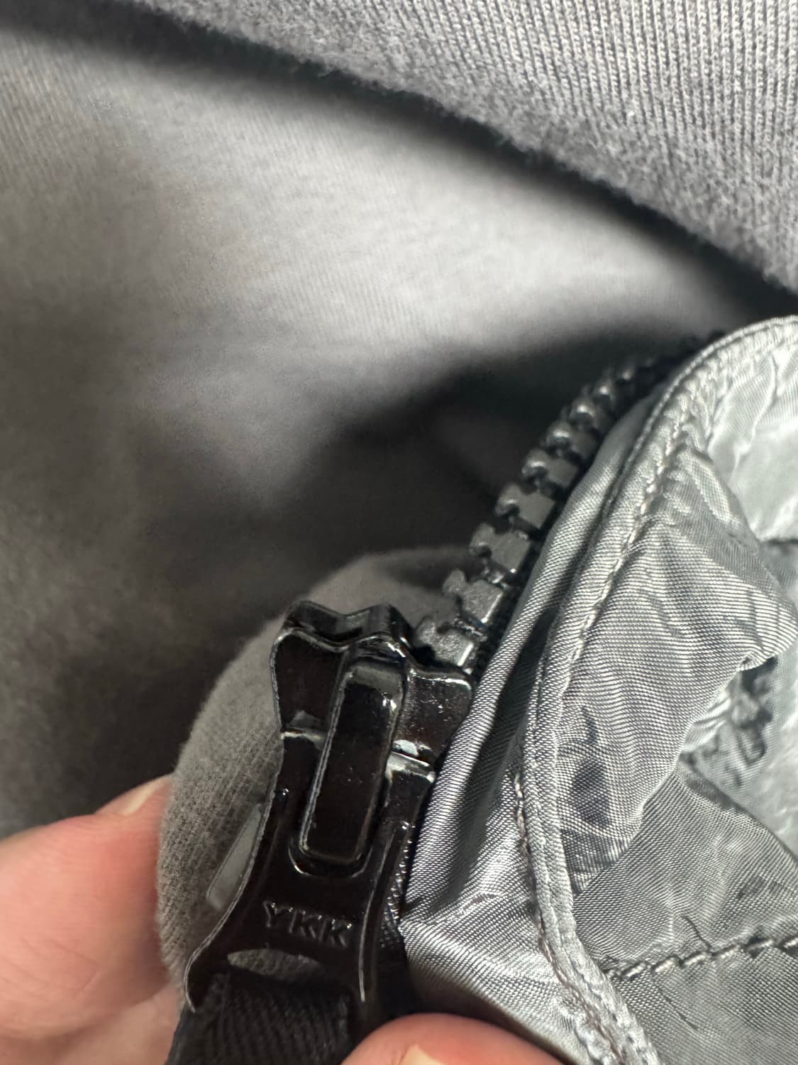 [XL] 17fw 스톤아일랜드 나일론메탈셔츠 그레이 상품이미지6