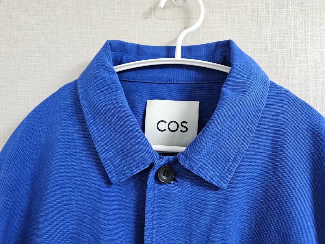COS 릴랙스드핏 유틸리티 오버셔츠 블루 M 상품이미지3