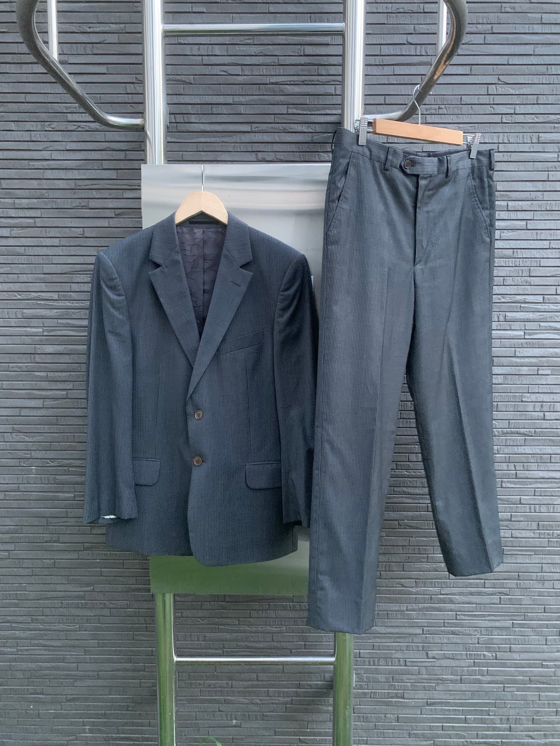 폴 스미스 스트라이프 정장 셋업 (grey) 상품이미지4