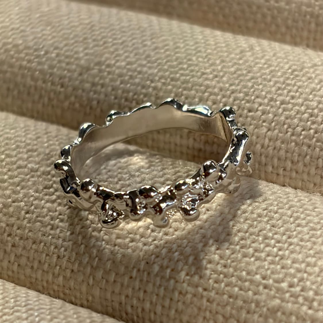 새상품 여성 신주 불규칙 반지  상품이미지2