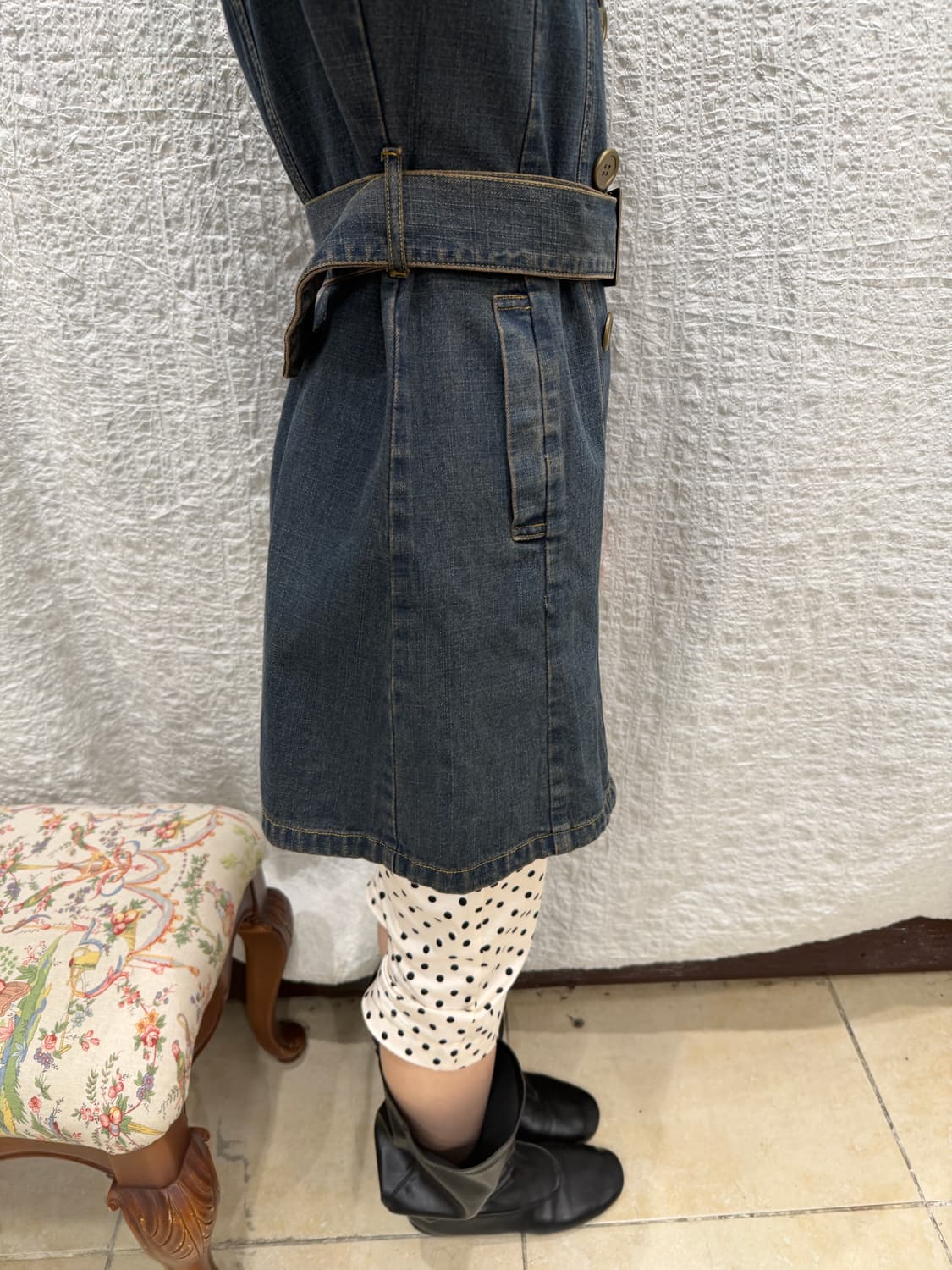 Denim mini ops 상품이미지3