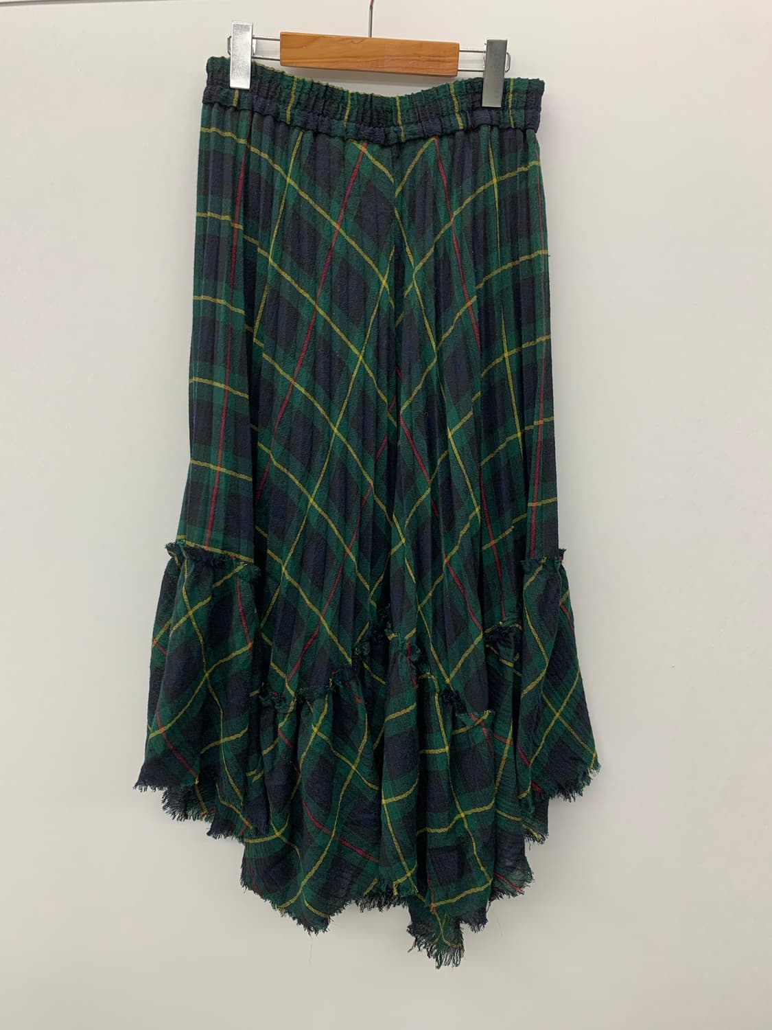 체크 롱스커트 상품이미지6