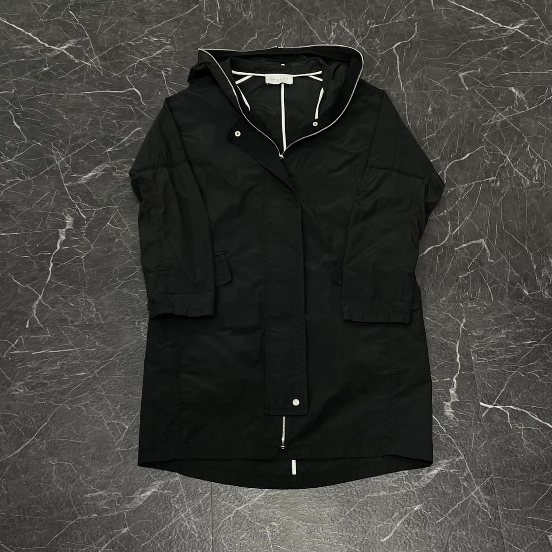 F 15s/s 산드로 나일론 후드코트 상품이미지1