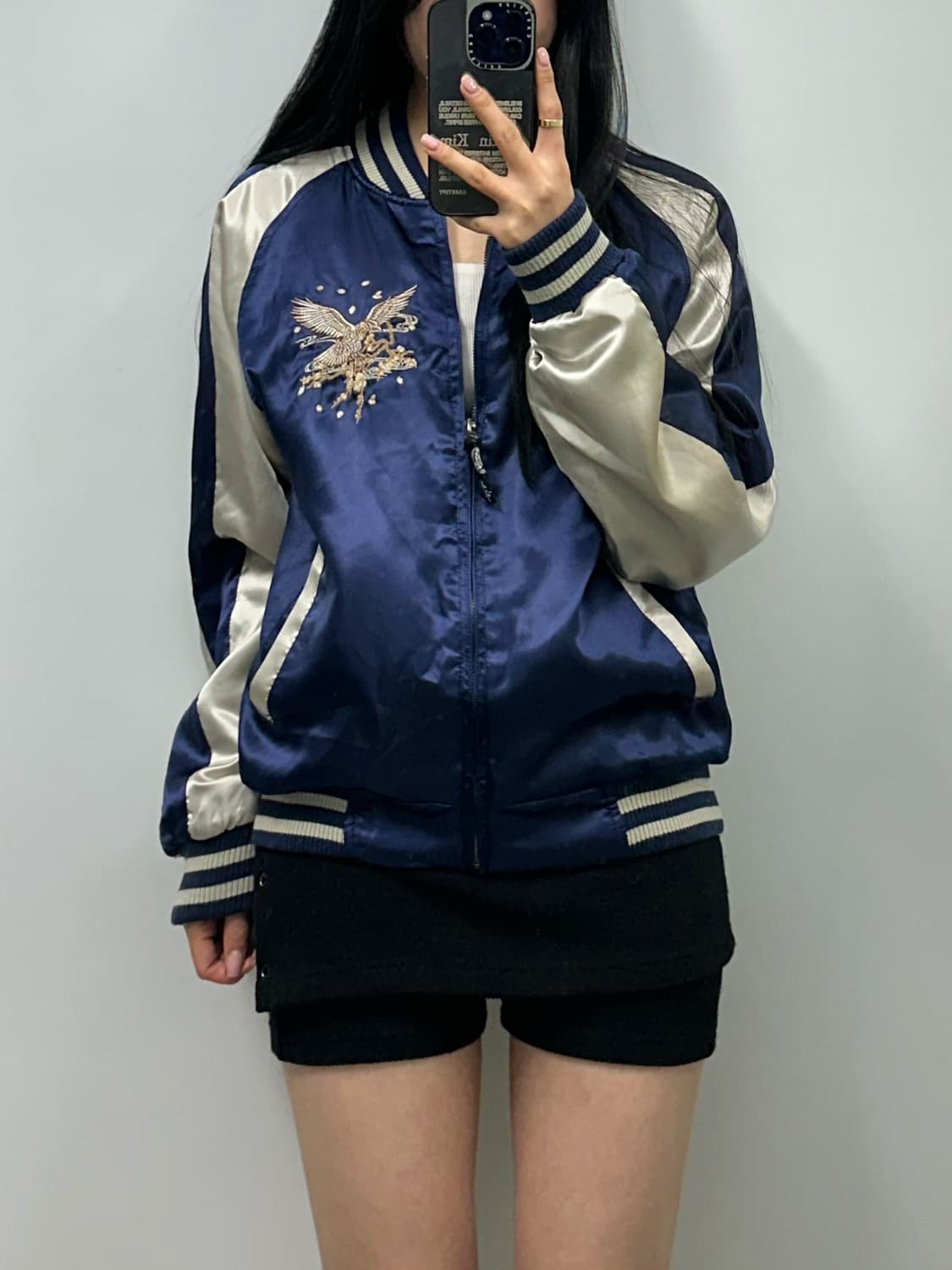 Vintage 빈티지 자수 스카잔 자켓 상품이미지1