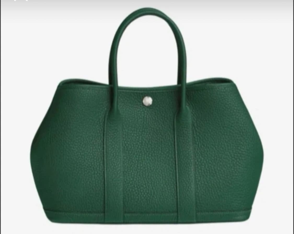 (새상품) 에르메스 가든파티 30 베르모옌 다크그린   피코탄 버킨 캘리 상품이미지1