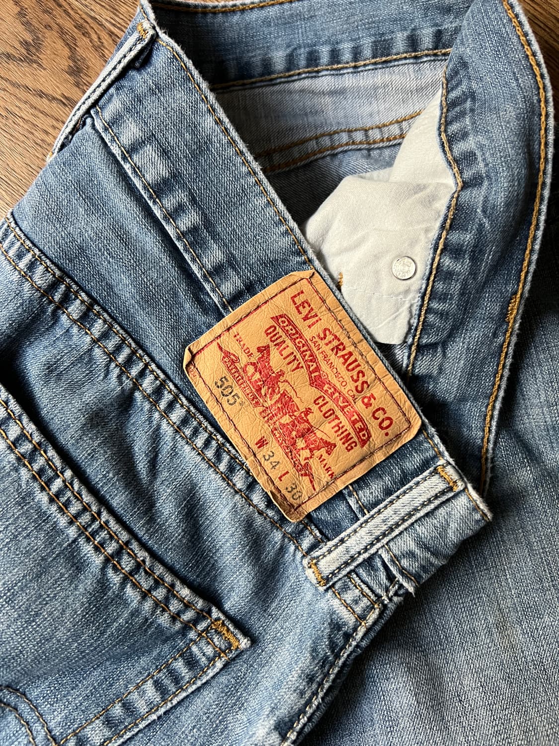 [34]리바이스 505 레귤러 스트레이트 데님 팬츠 상품이미지6