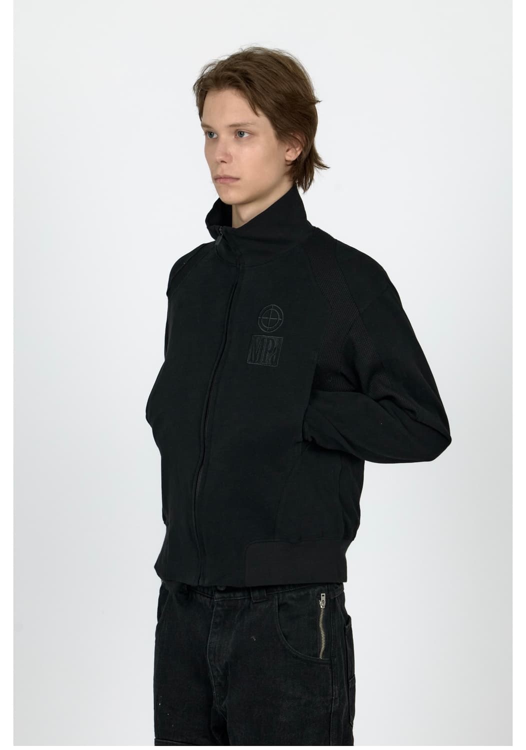 MPa CONTRAST ZIPPED JACKET (BLACK) 상품이미지3