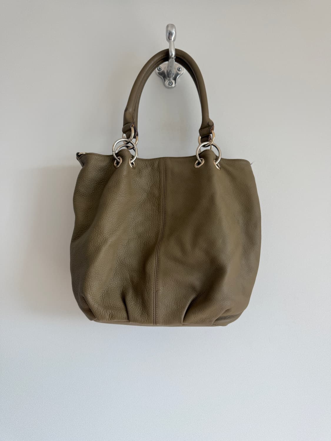 Pre owned 레더 토트 숄더백 상품이미지1