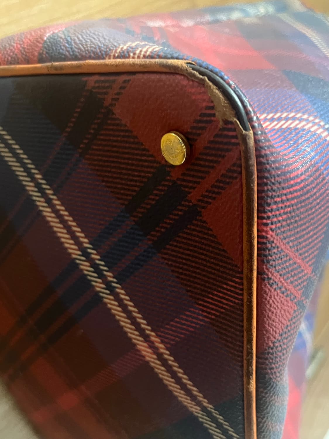 비비안웨스트우드 타탄체크 숄더백 상품이미지5