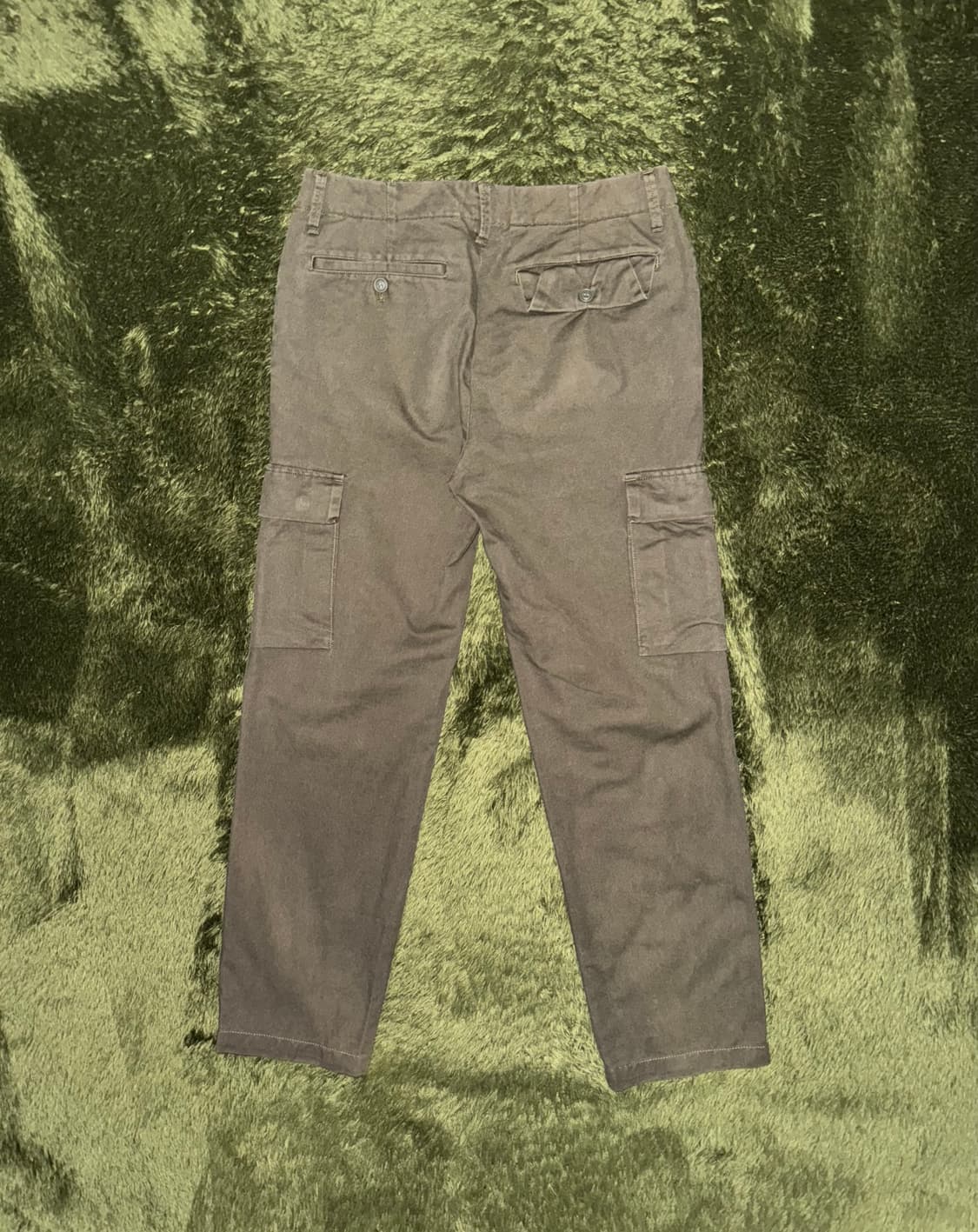 [2] UNDERCOVER 10AW 로고 라벨 카고 팬츠 올리브 상품이미지8