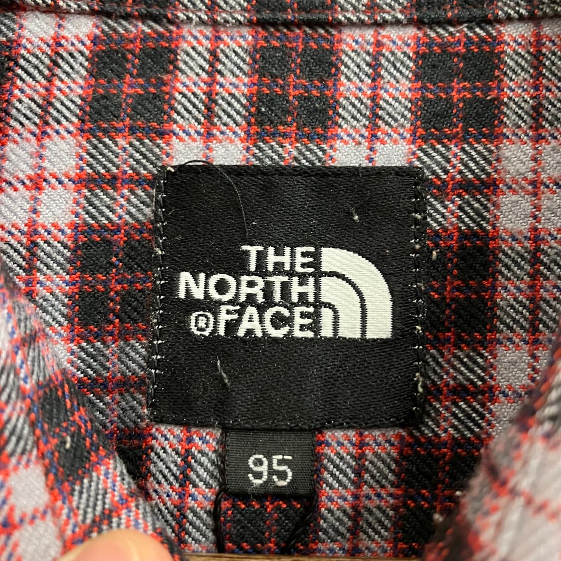 N75 노스페이스 체크셔츠 빈티지 상품이미지2