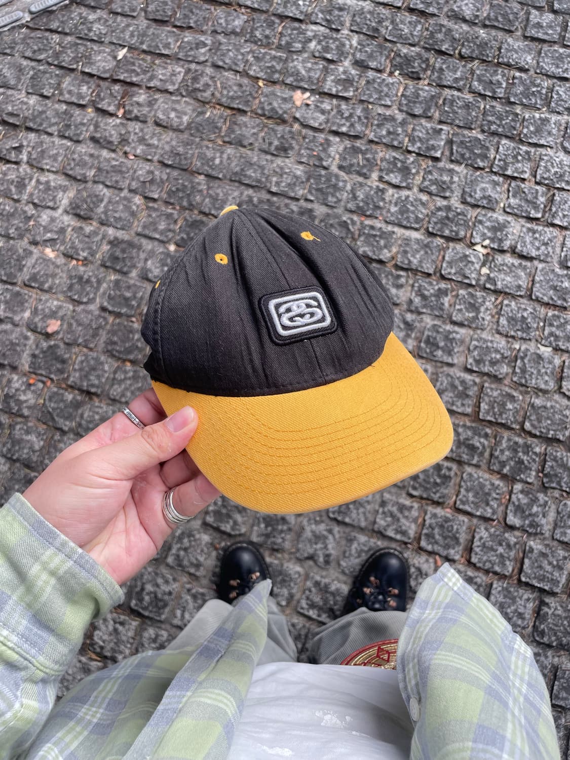 90s 올드 스투시 샤넬 로고 캡 상품이미지1