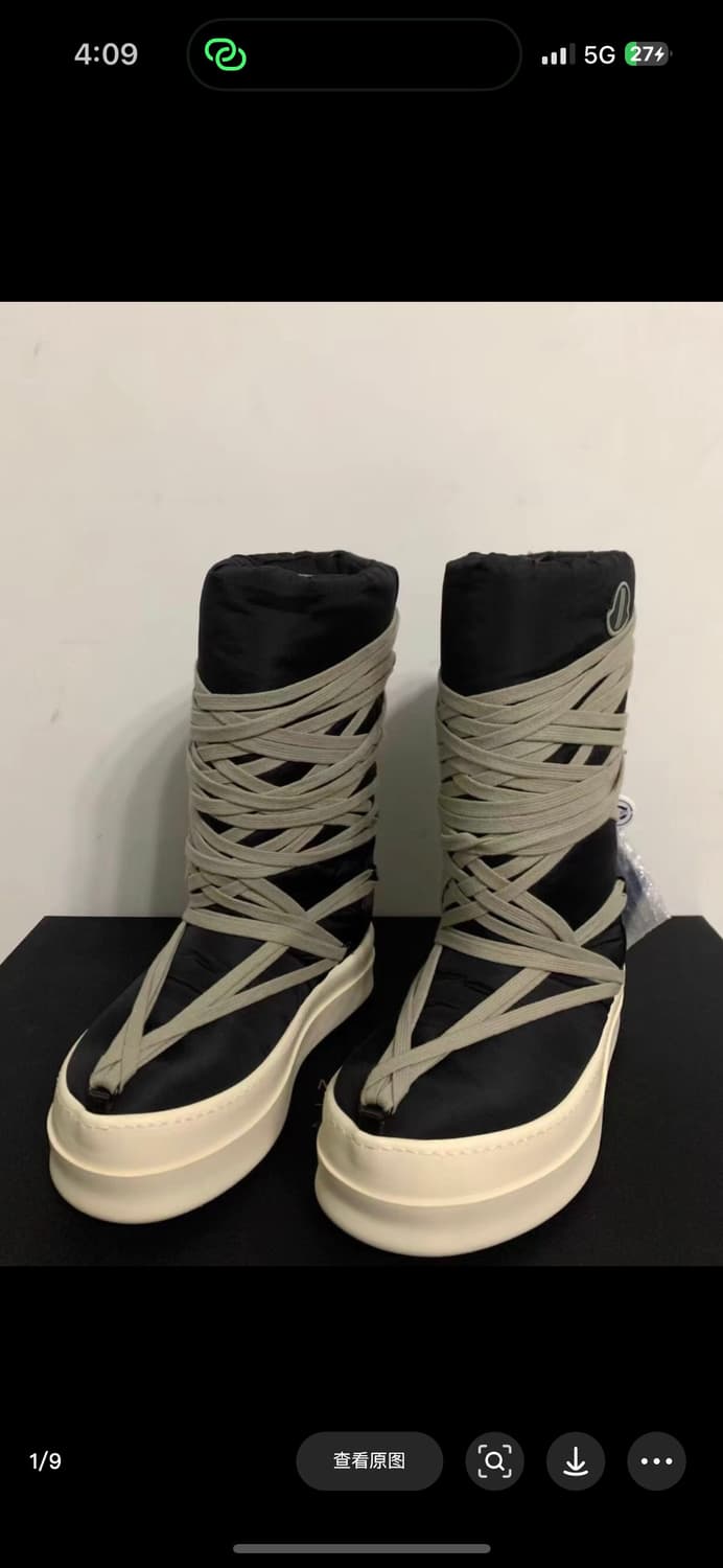 릭오웬스 몽클레어 빅락 부츠 36 상품이미지1