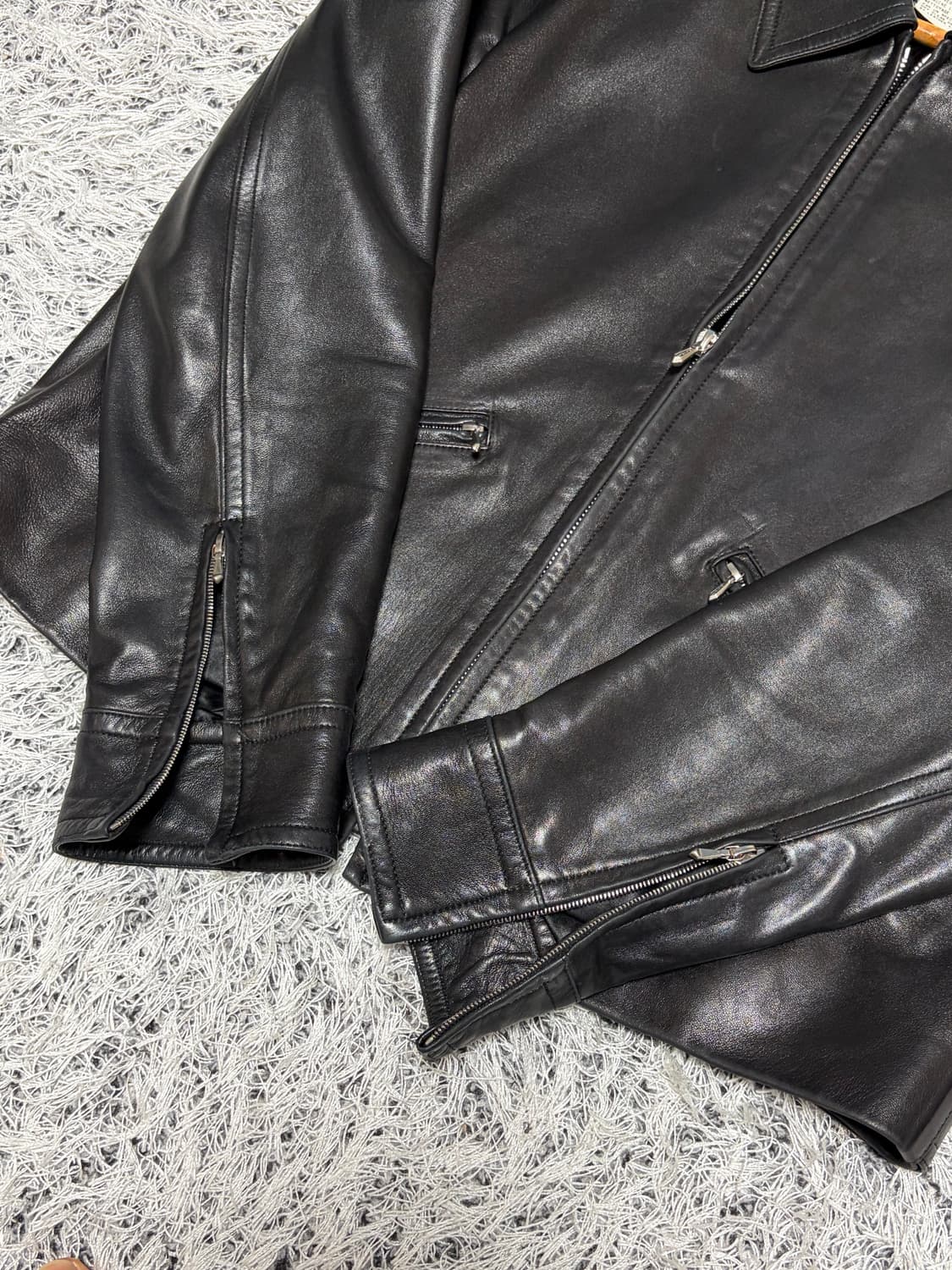 Agnes B lambskin jacket 상품이미지6