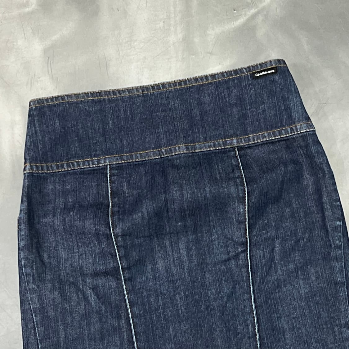  캘빈클라인 진스 집업 데님 스커트 y15958 상품이미지5