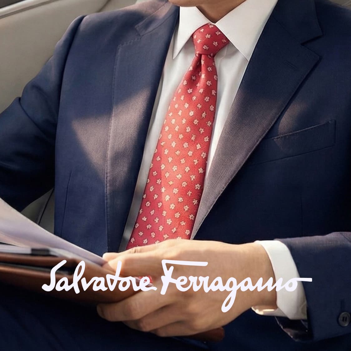 살바토레 페라가모 실크 레드 플라워 넥타이 9.8cm A등급 K1620
 상품이미지1