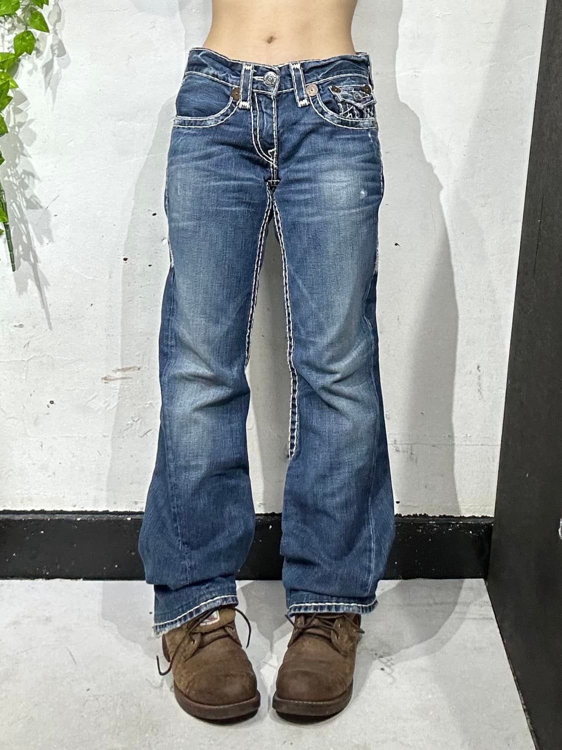 트루 릴리전 Joey Super 중청 T 부츠컷 데님 팬츠 청바지 29 상품이미지3