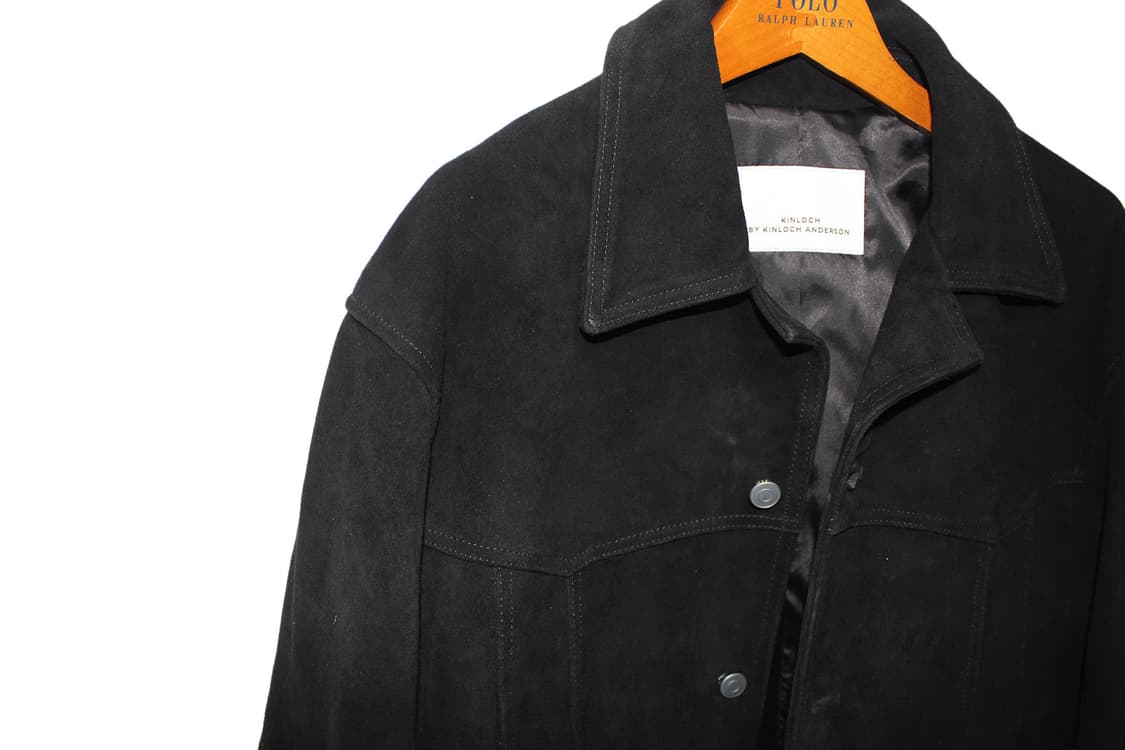 킨록앤더슨 카우레더 스웨이드 크롭 자켓  상품이미지6