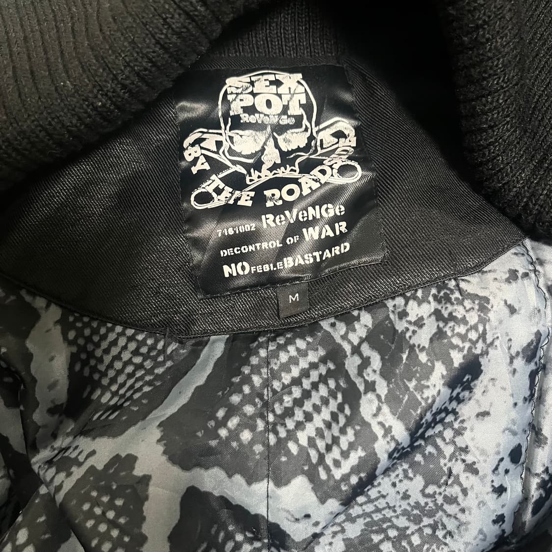 Sexpotrevenge 고스펑크 해골 자켓 섹스팟리벤지 상품이미지6