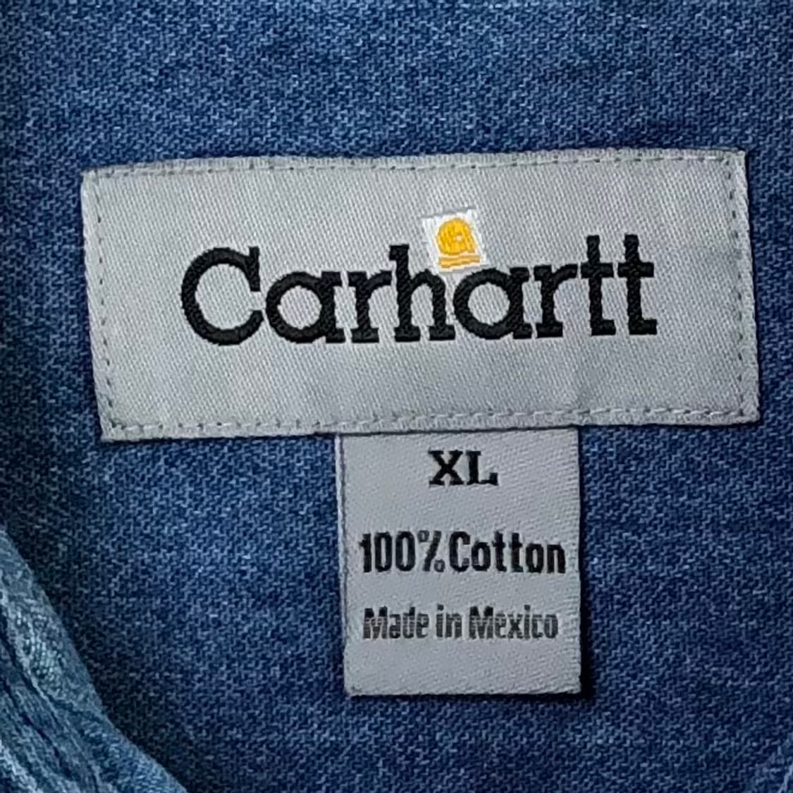 XL 칼하트 데님 셔츠 상품이미지3