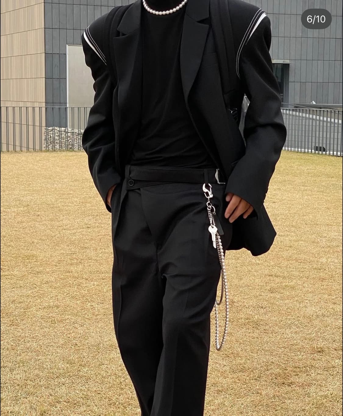 웨이비니스 로우 엣지 3버튼 자켓 초판 상품이미지5