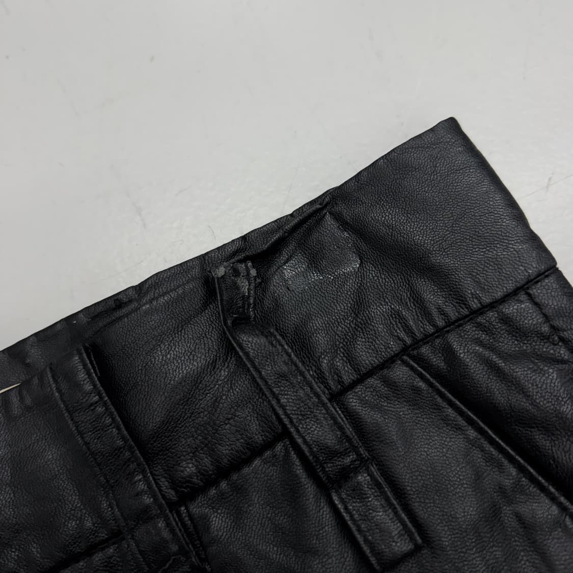 마뗑킴 레더팬츠 블랙 상품이미지5