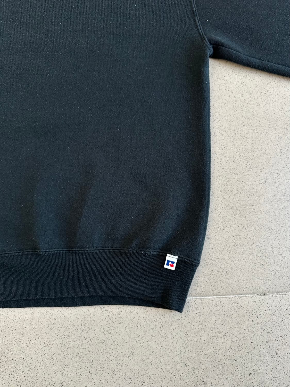 90s 빈티지 러셀 스웻셔츠 블랙 M USA 상품이미지3