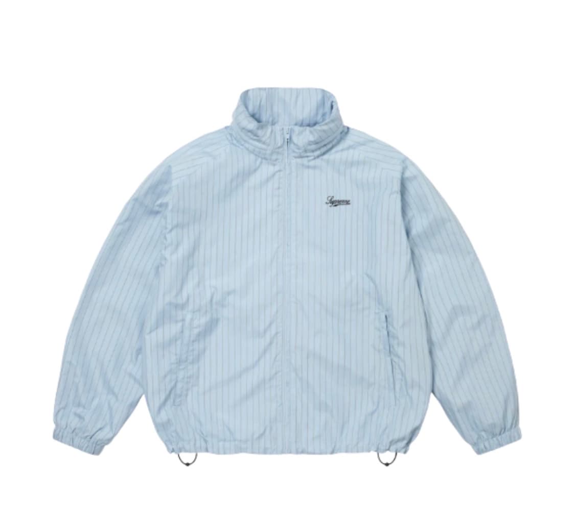 슈프림 핀스트라이프 트랙자켓 리플렉티브 라이트 블루 상품이미지2