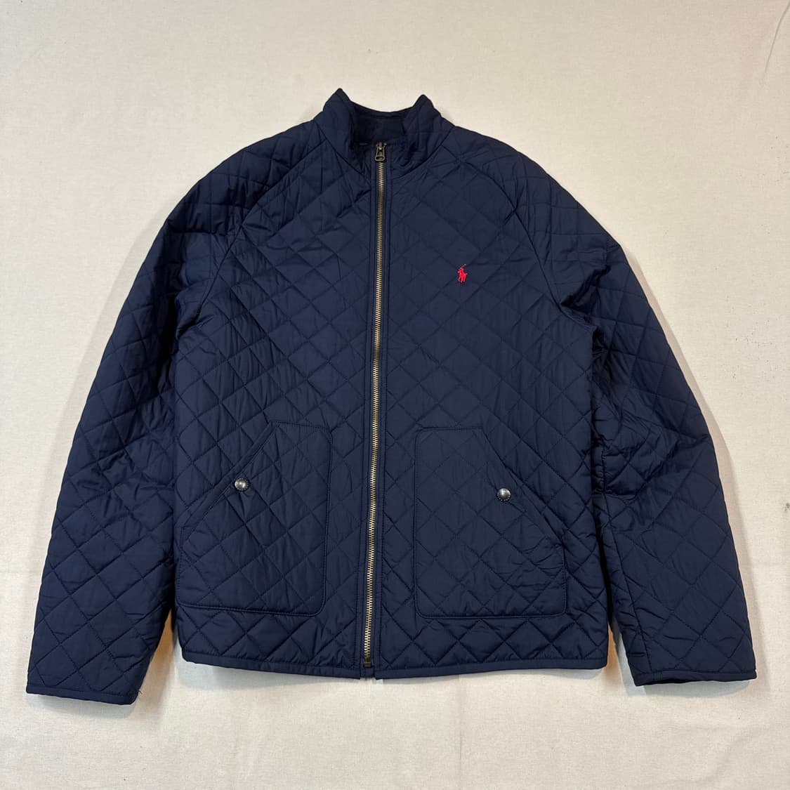 M) 폴로 랄프로렌 클래식 다이아몬드 네이비 퀼팅 자켓 상품이미지1