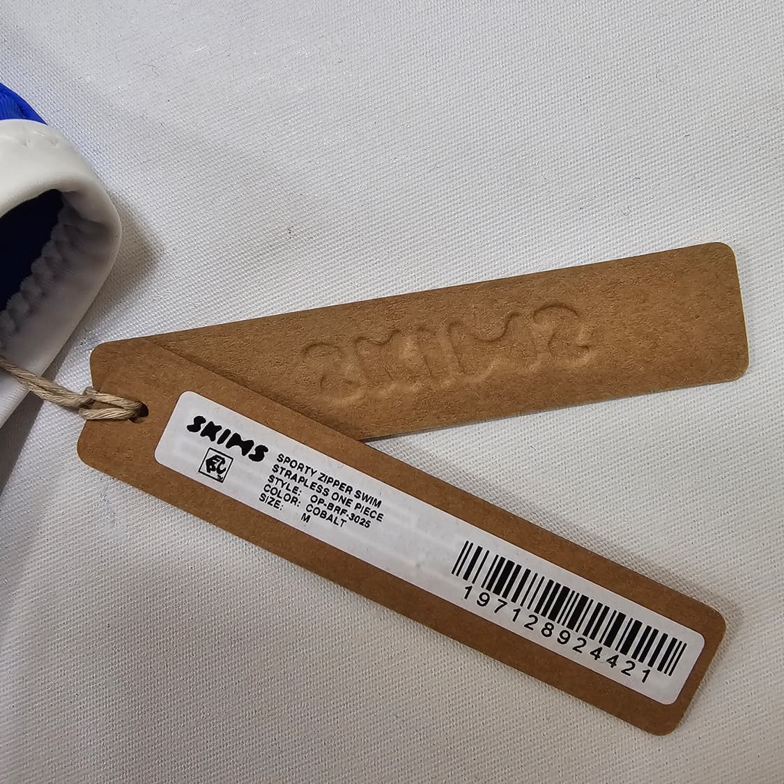 새상품) 스킴스 스포티 지퍼 스트랩리스 스윔수트 상품이미지5